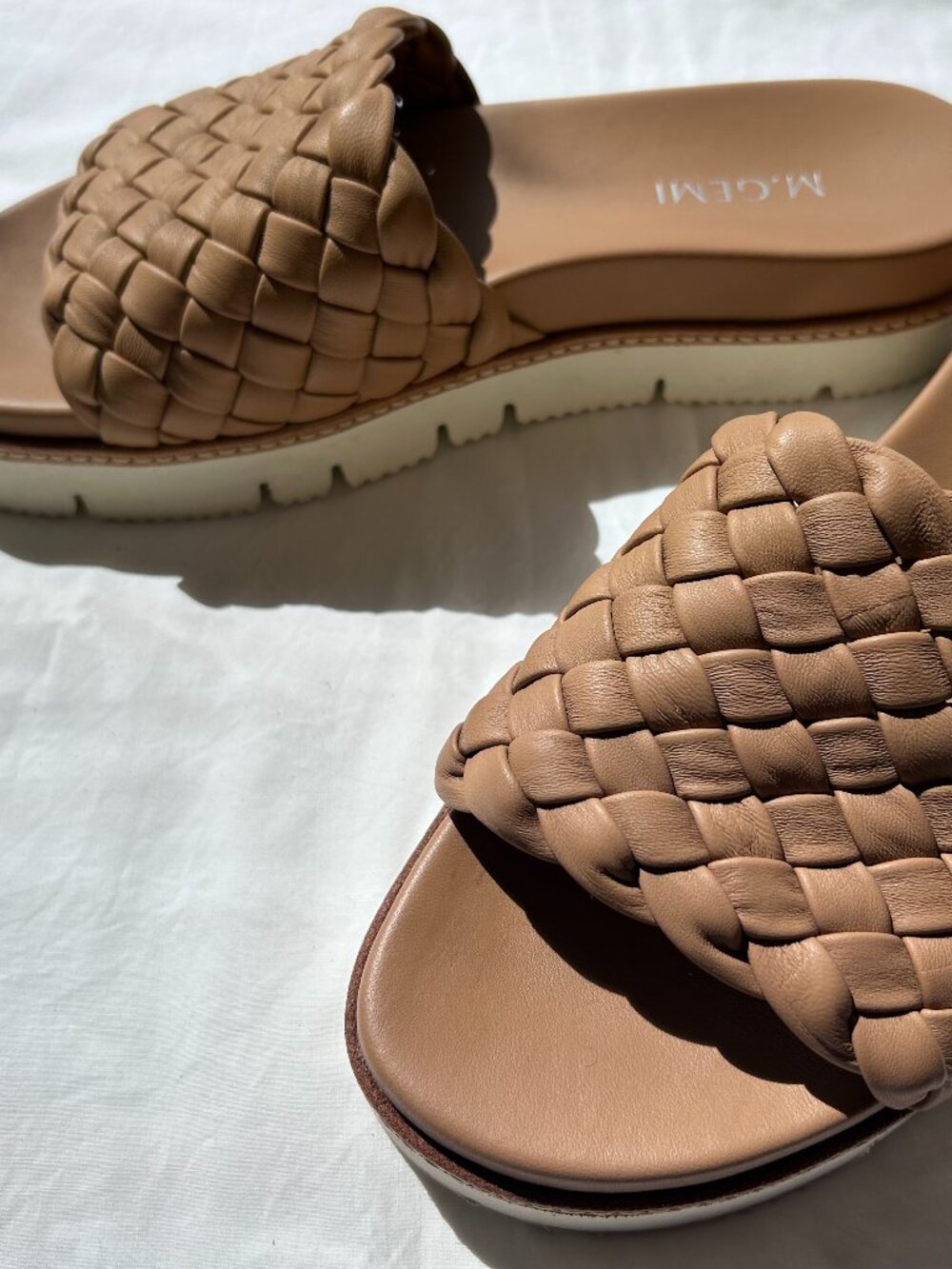 M. Gemi Tessuti Woven Leather Sandals Slip On / EU 38.5 / US Womens 8